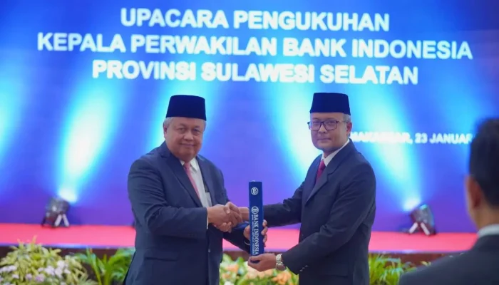 Gubernur Bank Indonesia mengukuhkan Rizki Ernadi sebagai Kepala KPwBI Sulsel