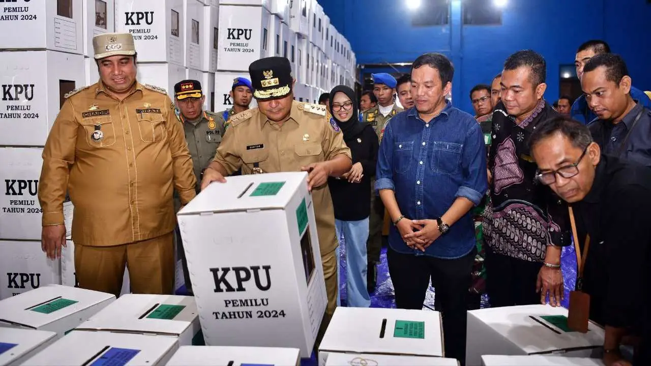 99 Persen Logistik Pemilu di Maros Sudah Siap