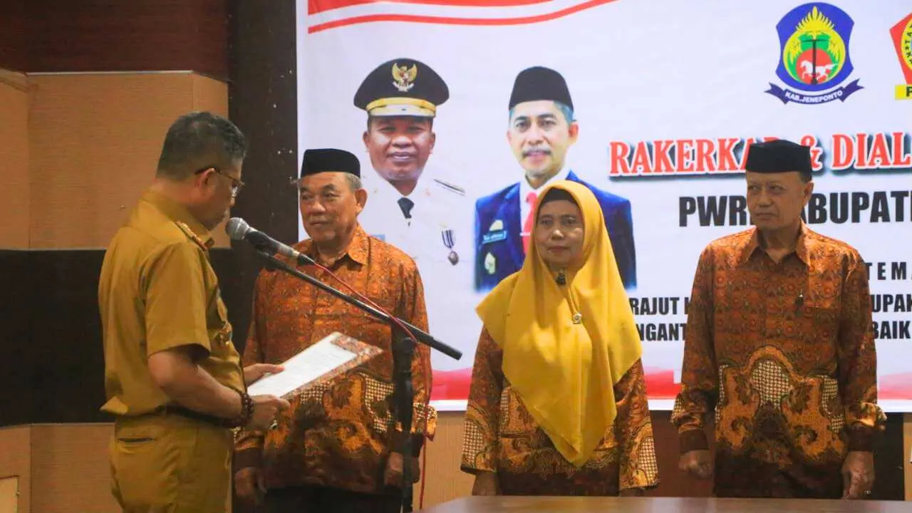 Sekda Jeneponto Sebut PWRI Wadah Berhimpun Legenda Hidup Warnai Pembangunan Daerah