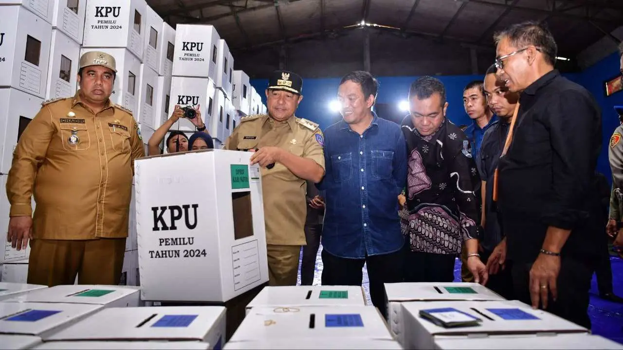 99 Persen Logistik Pemilu di Maros Sudah Siap