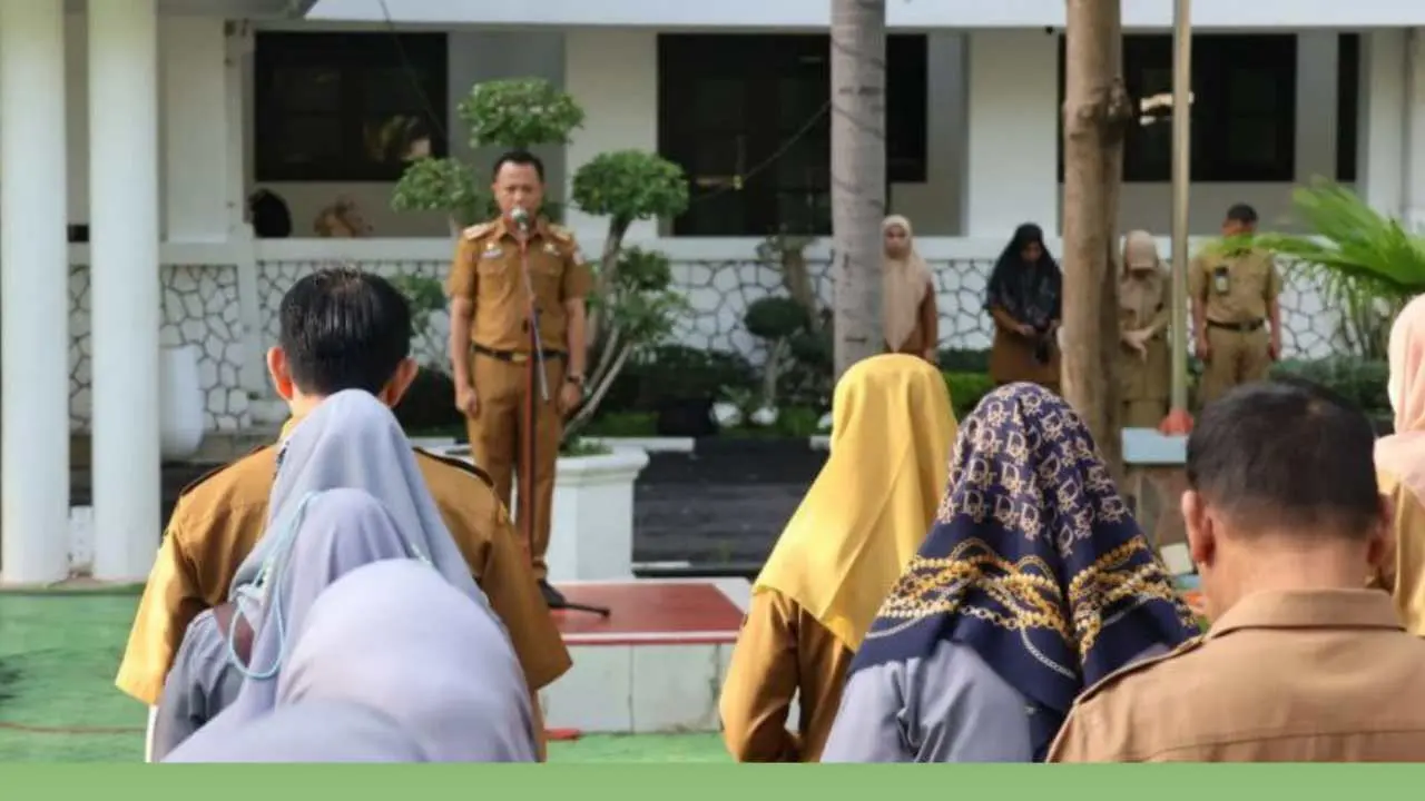 Wakili Wali Kota Pimpin Apel Lingkup Pemkot Makassar, Plt DKP Alamsyah Ajak Ciptakan Pemilu Damai