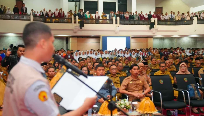 Jajaran Forkopimda Deklarasi Pemilu Damai Bersama Ketua OSIS & UPT Disdik Sulsel
