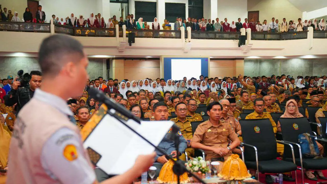 Jajaran Forkopimda Deklarasi Pemilu Damai Bersama Ketua OSIS & UPT Disdik Sulsel