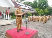 Pimpin Apel Perdana 2024, Pj Sekda Sulsel Ingatkan Netralitas ASN dalam Pemilu-Pilkada