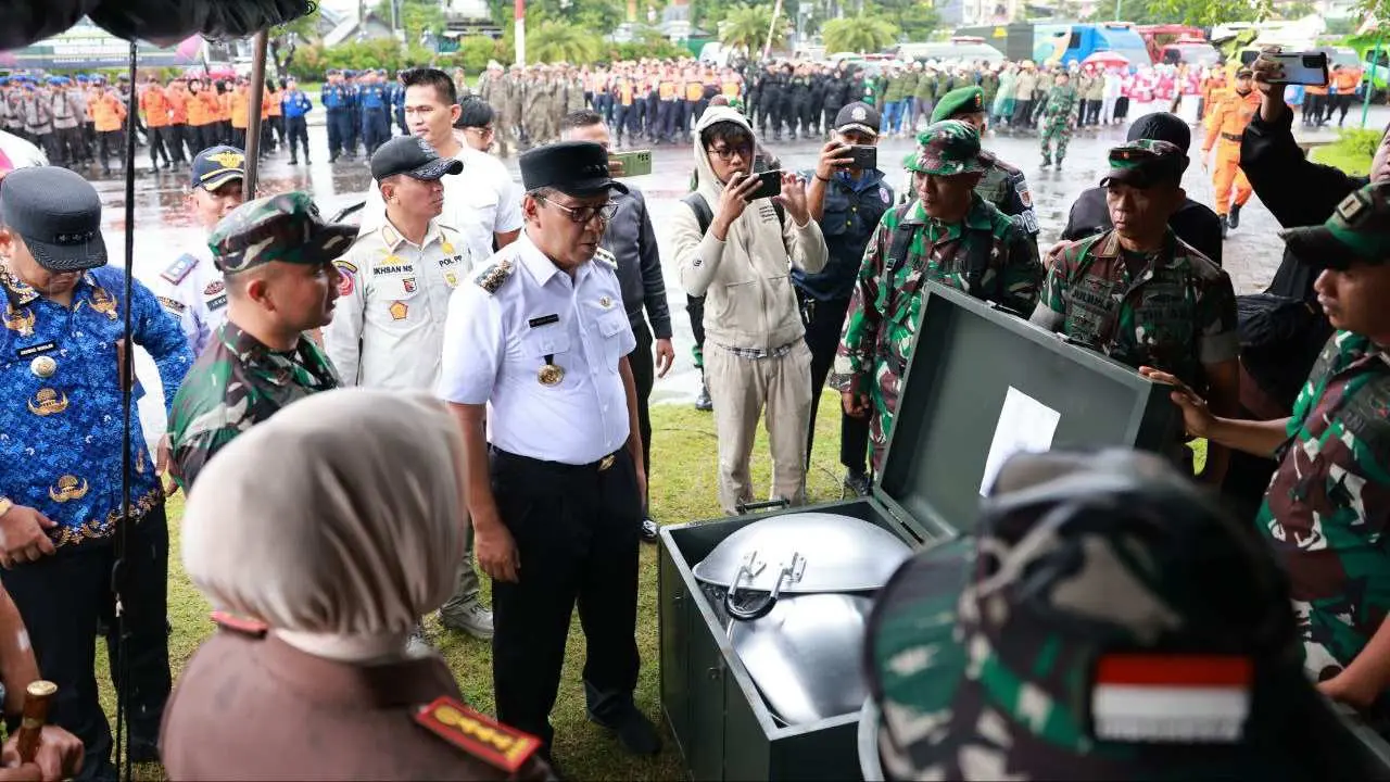 Wali Kota Danny Pimpin Apel Kesiapsiagaan Penanggulangan Bencana Alam