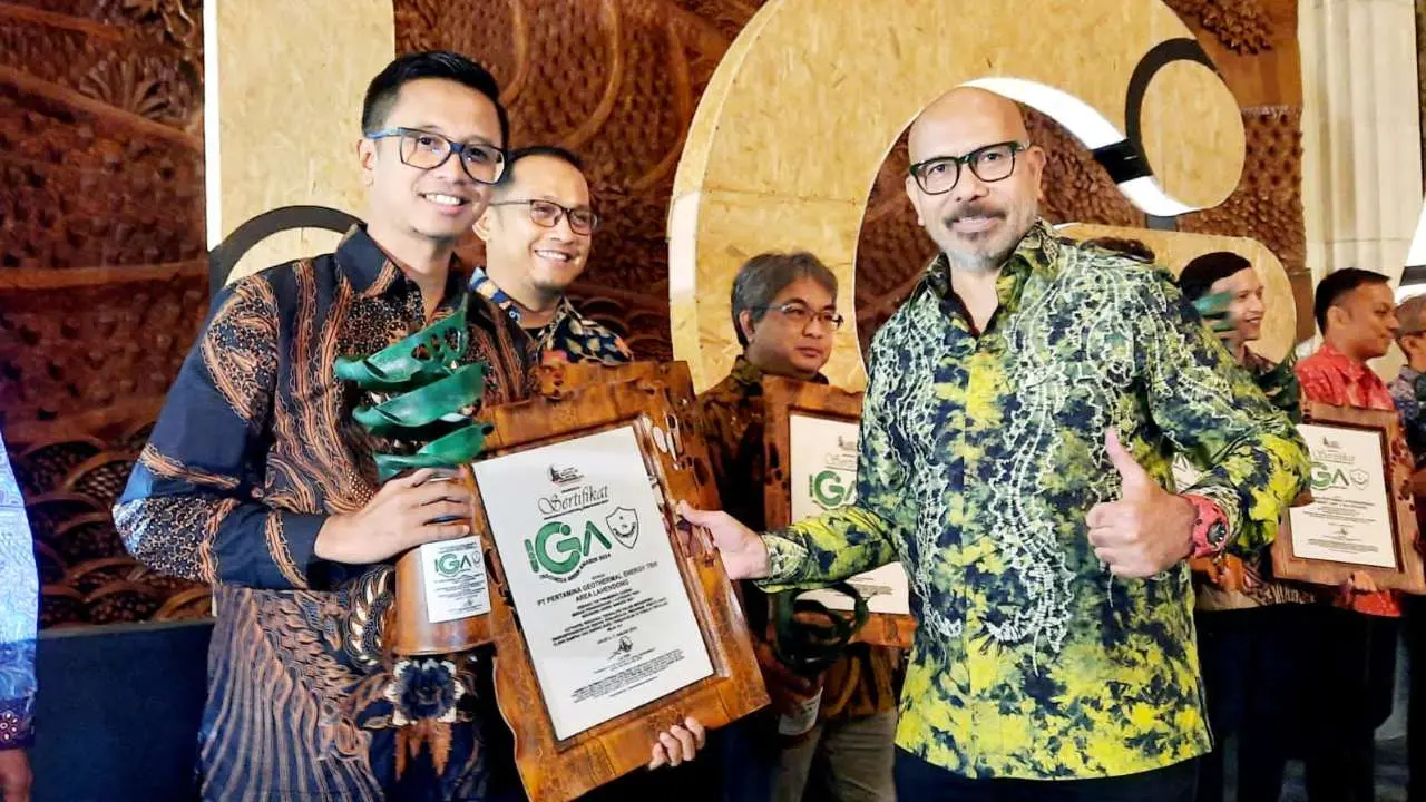 Pertamina Geothermal Energy Raih Penghargaan Indonesia Green Awards 2024