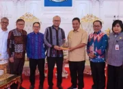 Pj Gubernur Sulsel Didampingi Plh Karo Ekbang Terima Kepala BI Sulsel yang Baru