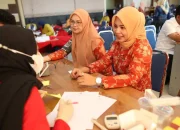 DWP Unit Kerja Bapenda Makassar Gelar Kegiatan Bakti Sosial: Pemeriksaan Kesehatan dan Donor Darah