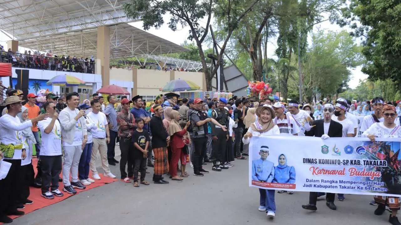 15 Ribu Peserta Karnaval Meriahkan HUT ke-64 Takalar