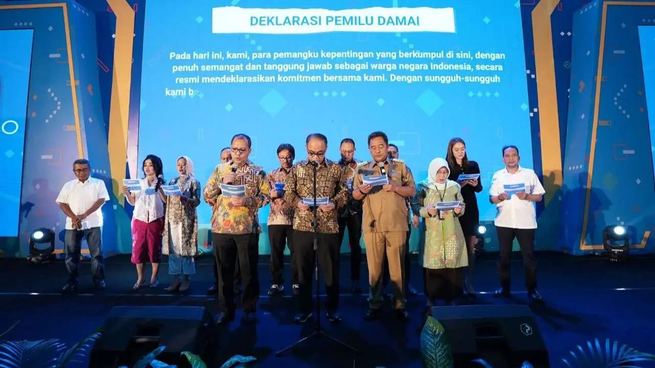 Jelang 14 Februari, Menkominfo Hingga Wali Kota Makassar Kompak Suarakan Pemilu Damai