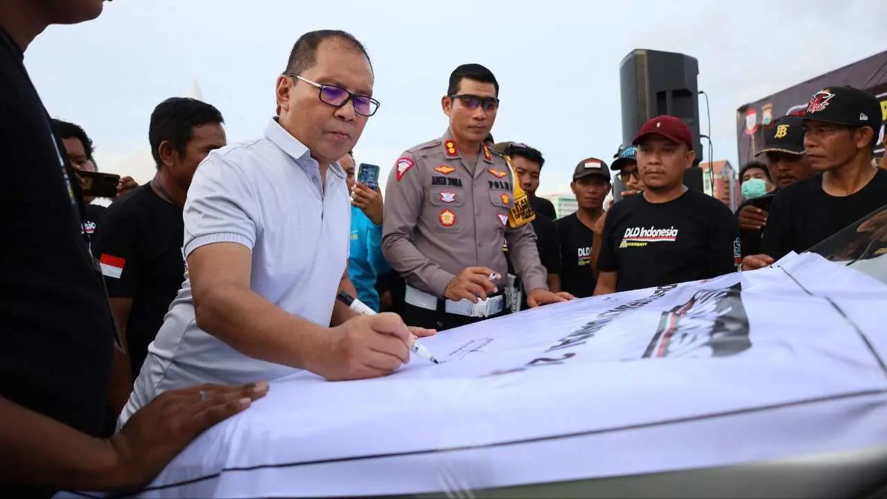 Danny Pomanto Deklarasi Pemilu Damai dan Berkualitas Bareng DLD Indonesia