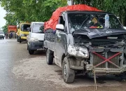 4 Kendaraan Terlibat Kecelakaan Beruntun di Pangkep, 1 Mobil Kabur Saat Ditabrak