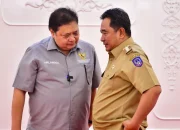 Menko Perekonomian Airlangga Dukung Upaya Pj Gubernur Sulsel Ajukan Tambahan KUR ke Pemerintah Pusat