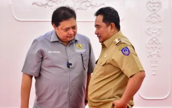 Menko Perekonomian Airlangga Dukung Upaya Pj Gubernur Sulsel Ajukan Tambahan KUR ke Pemerintah Pusat