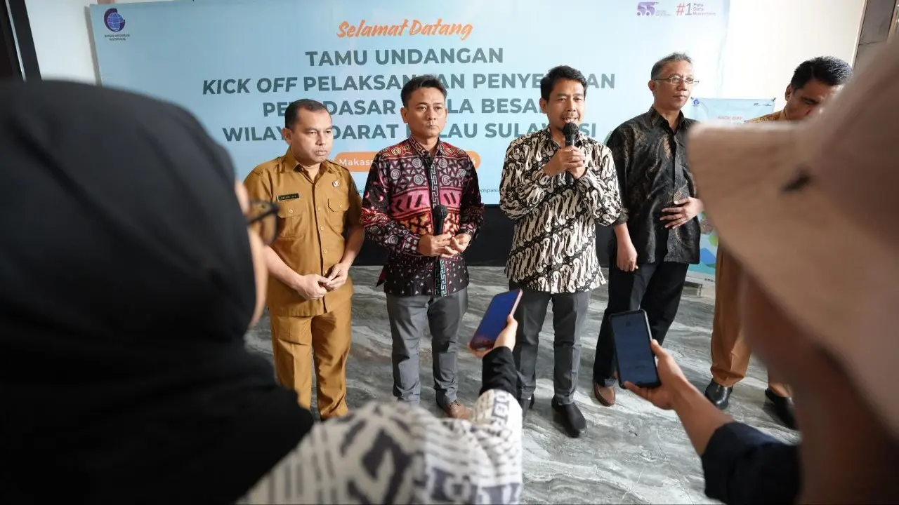 BIG Percepat Pelaksanaan Penyediaan Peta Dasar Skala Besar Wilayah Darat Sulawesi