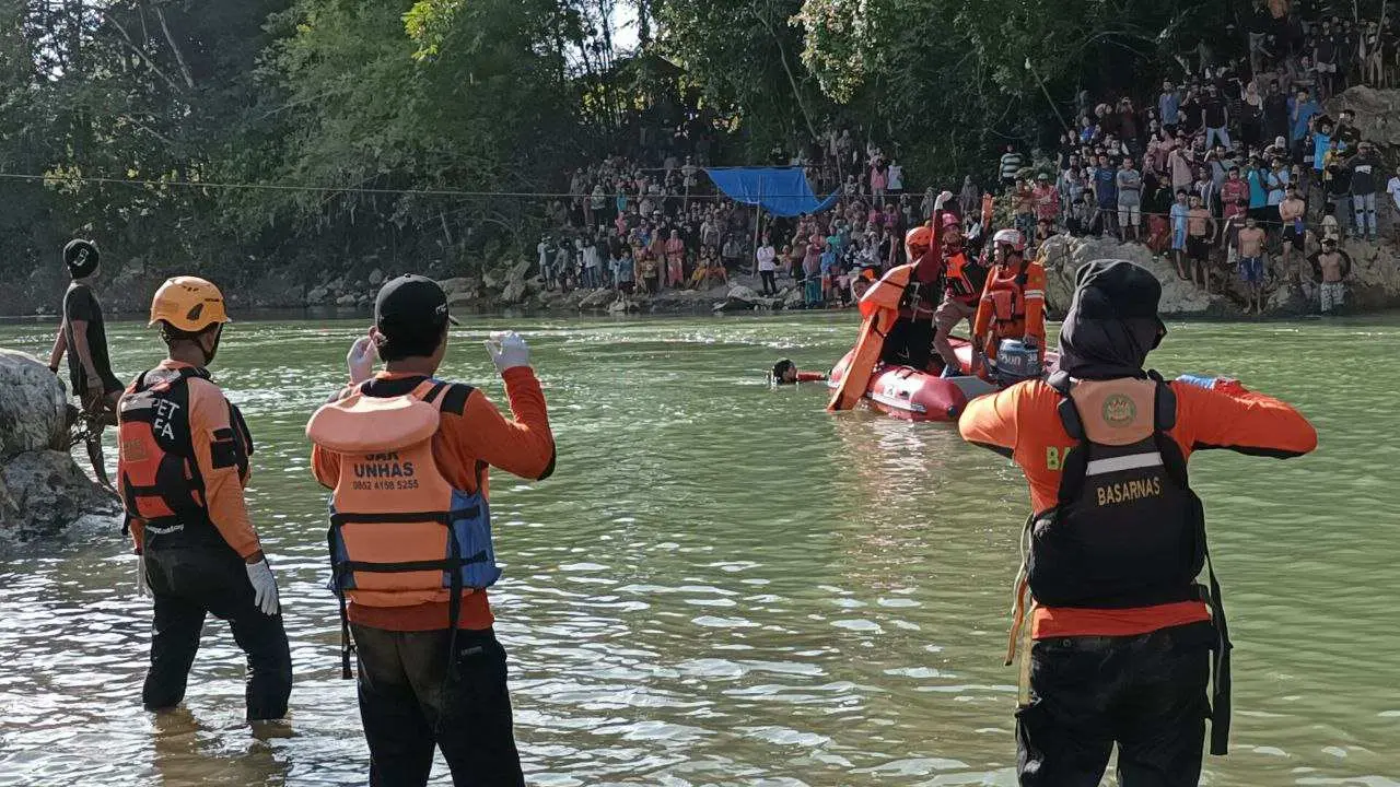 Tim SAR Gabungan Temukan Pelajar SMP Tenggelam, Kondisi Tak Bernyawa di Sungai Bungoro