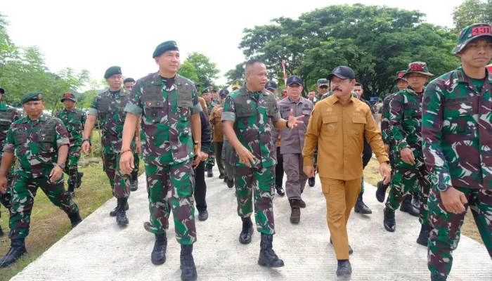 Wabup Gowa Sebut Program Reboisasi Divif 3 Kostrad Bantu Hijaukan Kawasan Bili-Bili