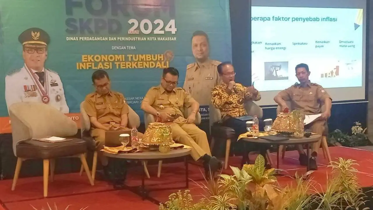 Forum SKPD, Kadisperindag Makassar Pastikan Program Sejalan Tema Ekonomi Tumbuh, Inflasi Terkendali
