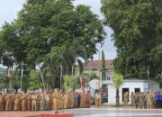 Pimpin Apel Gabungan seluruh OPD, Pj Bupati Takalar minta ASN Tingkatkan Kinerja, Sukseskan Pemilu 2024