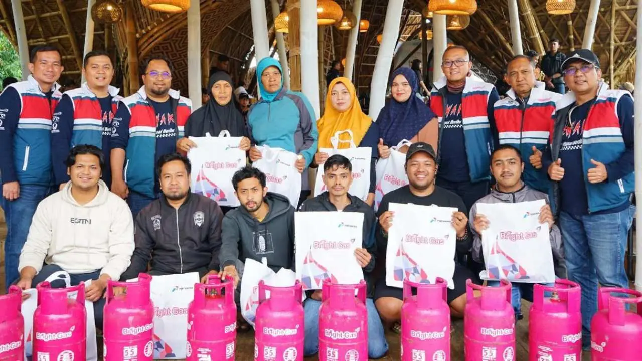 Resmikan MyPertamina Motor Club Sulawesi, Gerakan Gunakan BBM Berkualitas & LPG Brightgas Peduli UMKM