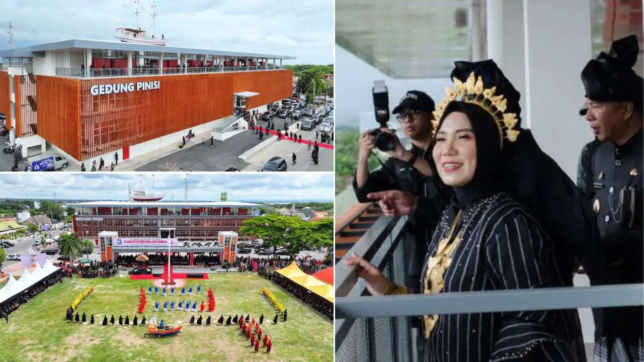 Pj Ketua TP PKK Sulsel, Sofha Marwah Kagumi Gedung Pinisi