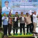 Pj Gubernur Ketua TP PKK Sofha Marwah Bahtiar Tebar Benih Udang Vaname, Tanam Pisang Cavendish