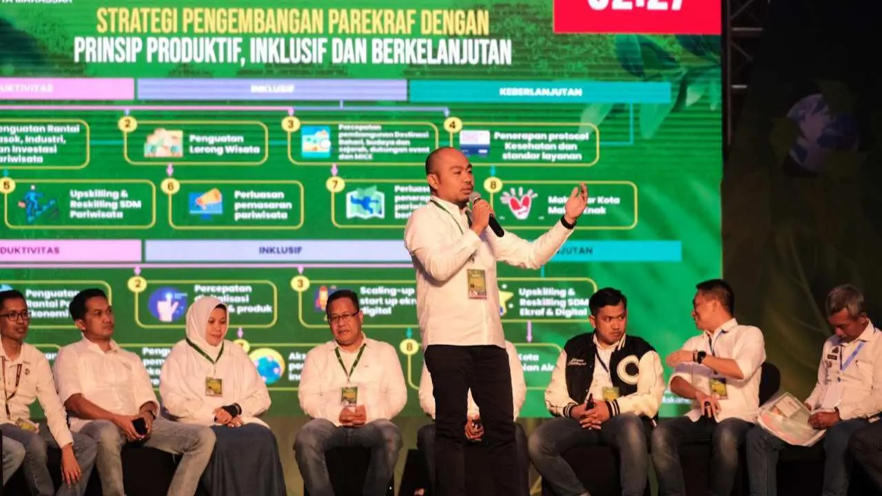 Dispar Mengangkat "Makassar Green Destination" pada Rakorsus Pemkot Makassar 2024