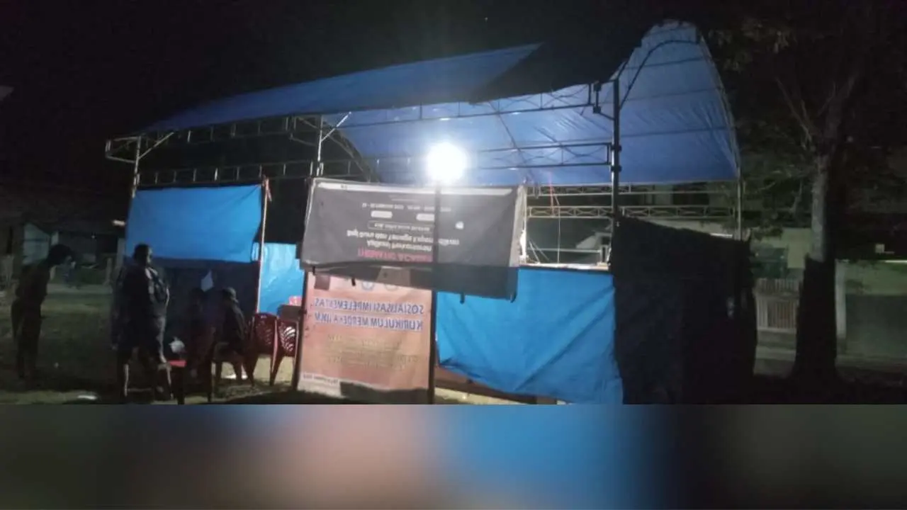Jelang PSU 3 TPS Disiapkan KPU Selayar Masih Lengang