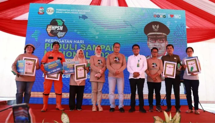 HPSN 2024, Wali Kota & Ketua TP PKK Makassar Apresiasi Tenaga Kebersihan Hingga Instansi Terbaik