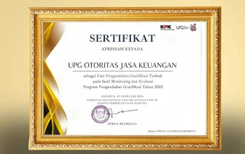 OJK Kembali Raih 2 Penghargaan dari KPK RI