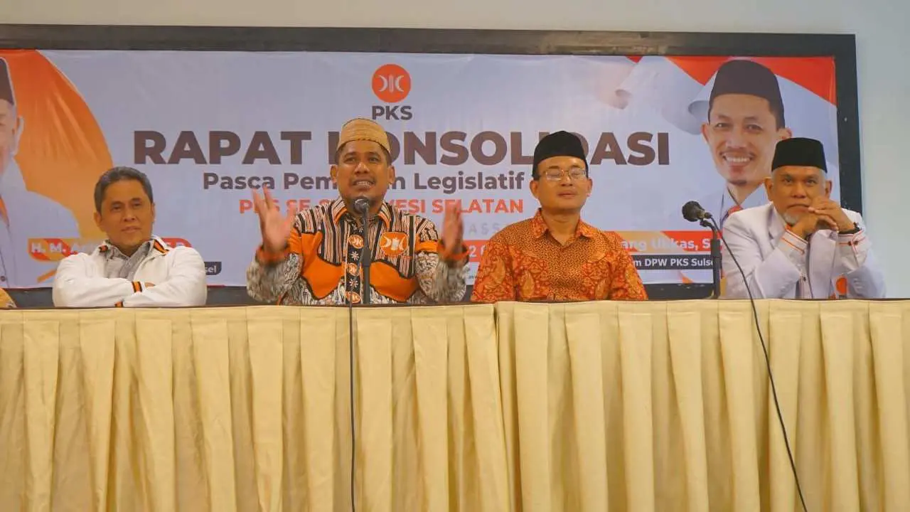 Pasca Pileg, PKS Sulsel Gelar Rapat Konsolidasi Hadapi Pertarungan Pilkada Serentak 2024