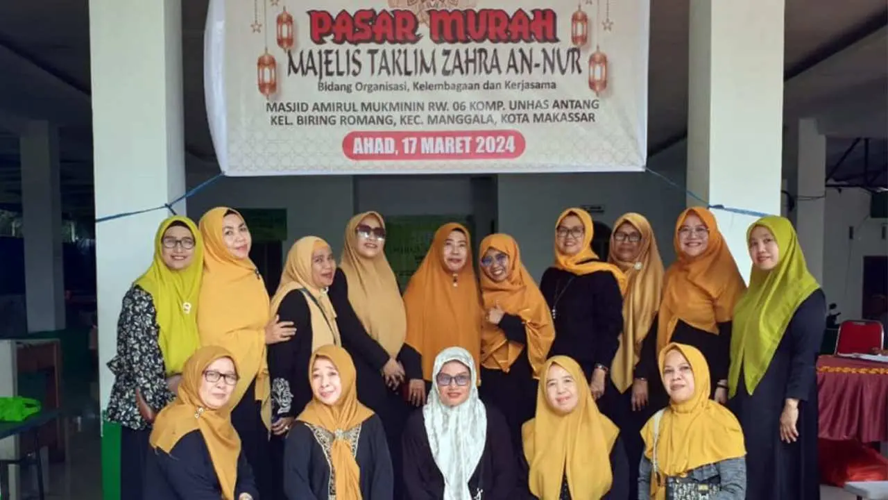 Majelis Taklim Zahra An Nur Gelar Pasar Murah dan Lomba Ramadhan Ceria