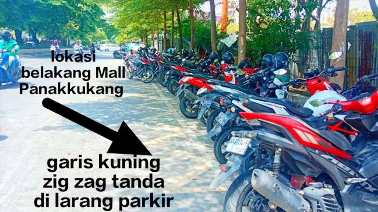 PD Parkir Makassar Benarkan Lokasi Parkir di Atas Marka Garis Berbiku-biku Jl. Pengayoman Merupakan Titik Parkir Resmi
