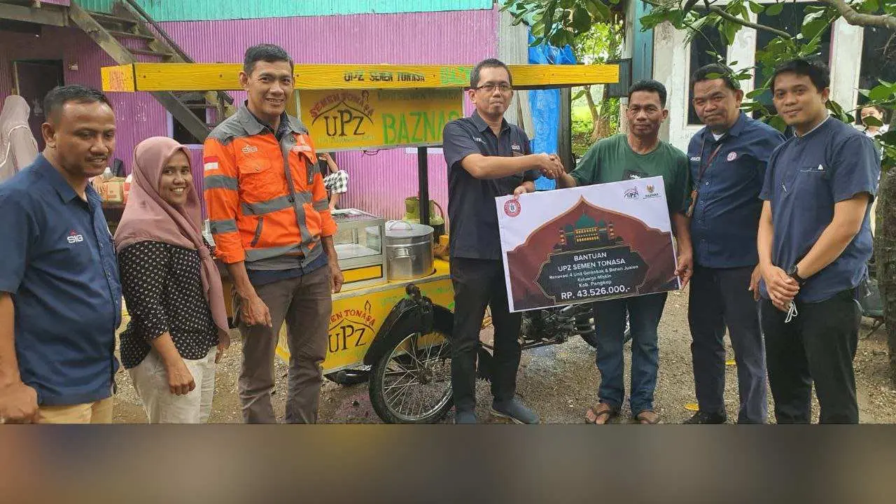 UPZ Semen Tonasa Salurkan Bantuan Pangan Bagi Para Mustahik di Pangkep