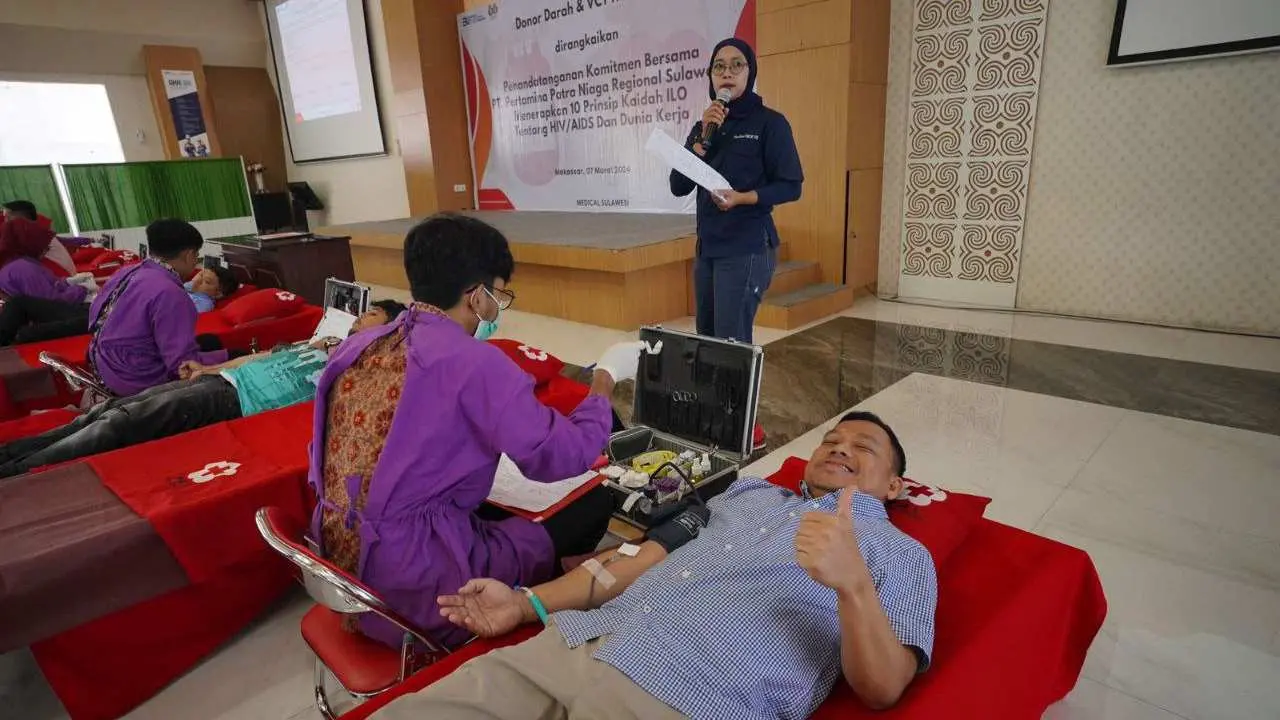 Pemprov Sulsel Apresiasi Kegiatan Donor Darah PT Pertamina Patra Niaga Sulawesi