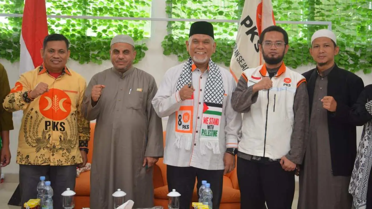 PKS Sulsel Terima Kunjungan Syeikh Palestina
