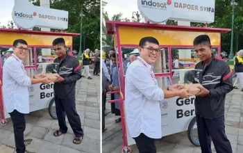 Angkat Potensi UMKM Lokal, Indosat Berbagi 1.500 Porsi Hidangan Berbuka untuk Warga Makassar
