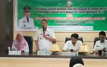 Kaban Kesbangpol Makassar Harap Tokoh Masyarakat Jadi Garda Terdepan Melawan Penyebaran Narkoba
