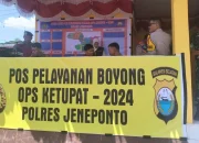 Operasi Ketupat Lipu 2024, Poliklinik Polres Jeneponto Layani Cek Kesehatan Petugas & Masyarakat