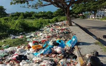 Miris, tumpukan sampah menghiasi sejumlah titik di wilayah Kota Kabupaten Jeneponto dan sekitarnya.