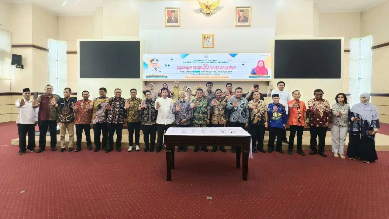 Target Turunkan Angka Stunting, Pemprov Sulsel Gelar Rembuk Stunting