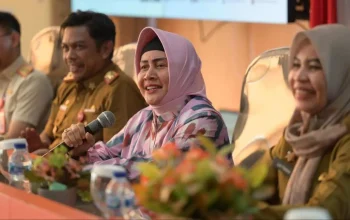 Halalbihalal Bapenda Makassar, Indira Yusuf Ismail Beri Semangat Kekompakan
