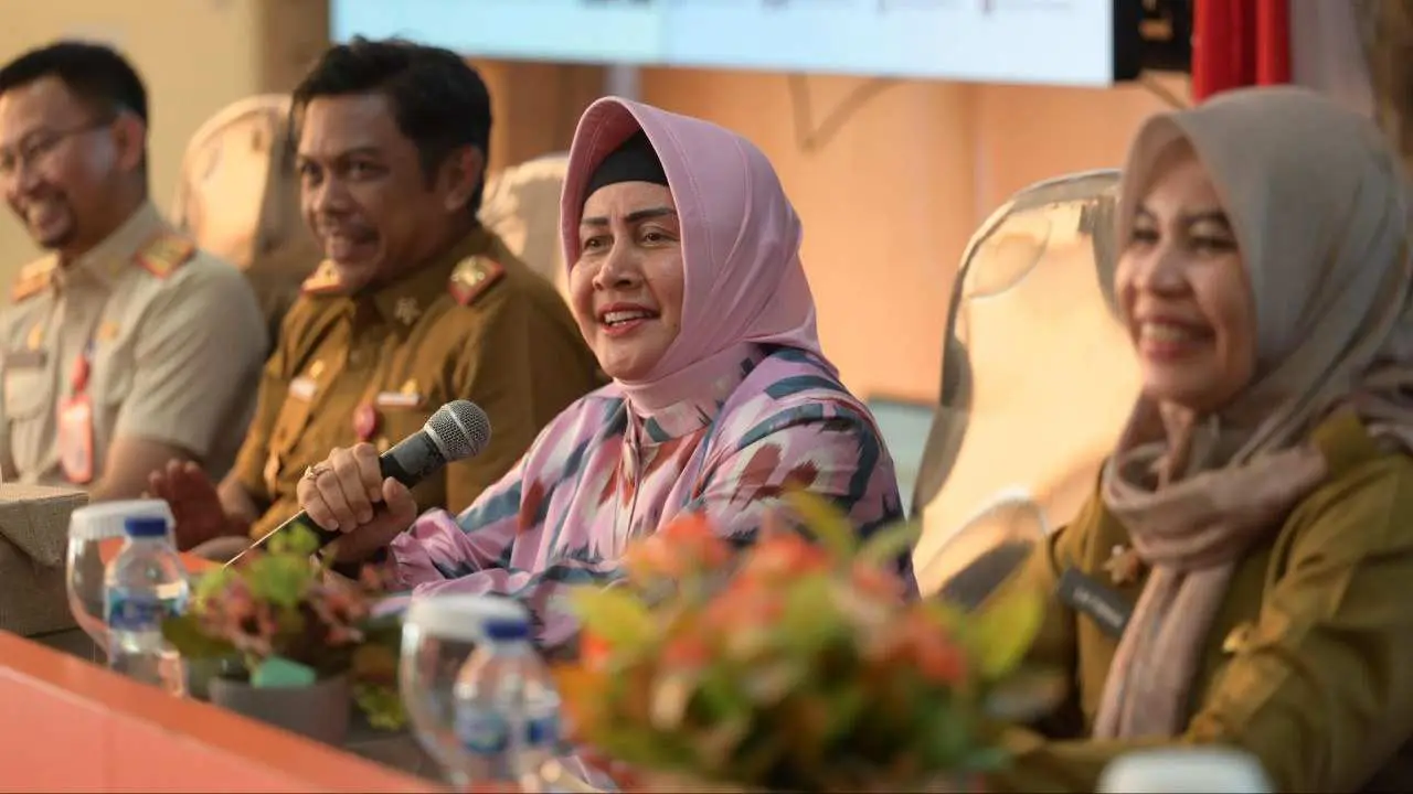 Halalbihalal Bapenda Makassar, Indira Yusuf Ismail Beri Semangat Kekompakan