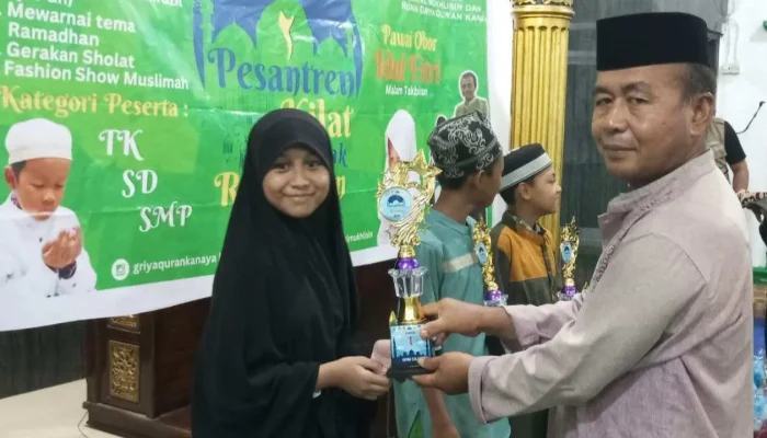 Yayasan Kanaya Mulia Indonesia Gandeng Masjid Al-Mukhlisin Sukses Gelar Pesantren Kilat-Semarak Ramadhan Jilid 2