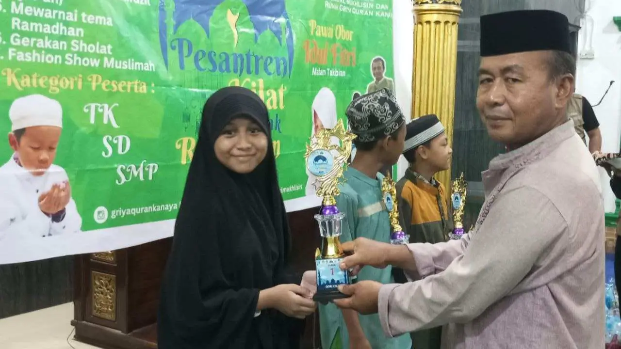 Yayasan Kanaya Mulia Indonesia Gandeng Masjid Al-Mukhlisin Sukses Gelar Pesantren Kilat-Semarak Ramadhan Jilid 2