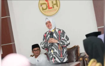 Ketua TP PKK Makassar hadiri halalbihalal DLH, Tekankan Wujudkan Kota Bersih & Sehat