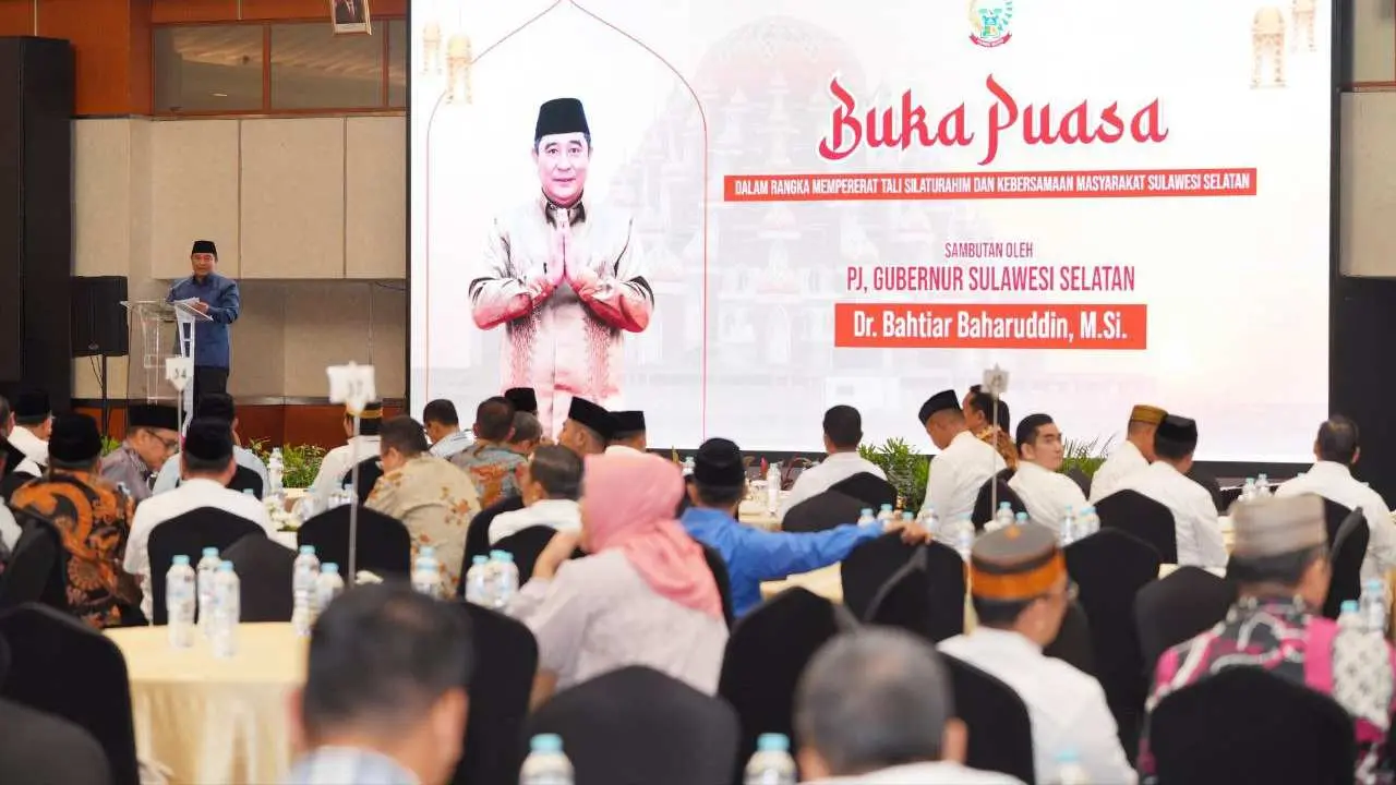 Buka Puasa Bersama Masyarakat Sulsel di Jakarta, Pj Gub Bahtiar: Pulangmaki ke Kampung, Saatnya Investasi bangun Daerah