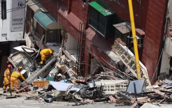 Gempa M 7,2 Goyang Taiwan, 9 Tewas, 50 Hilang Ratusan Orang Alami Luka