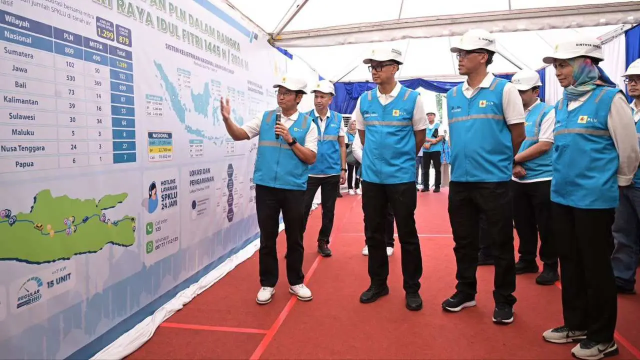 Dirut PLN Inspeksi SPKLU Jalur Mudik, Pastikan 1.299 Unit se-Indonesia Siaga Layani Pengguna Mobil Listrik