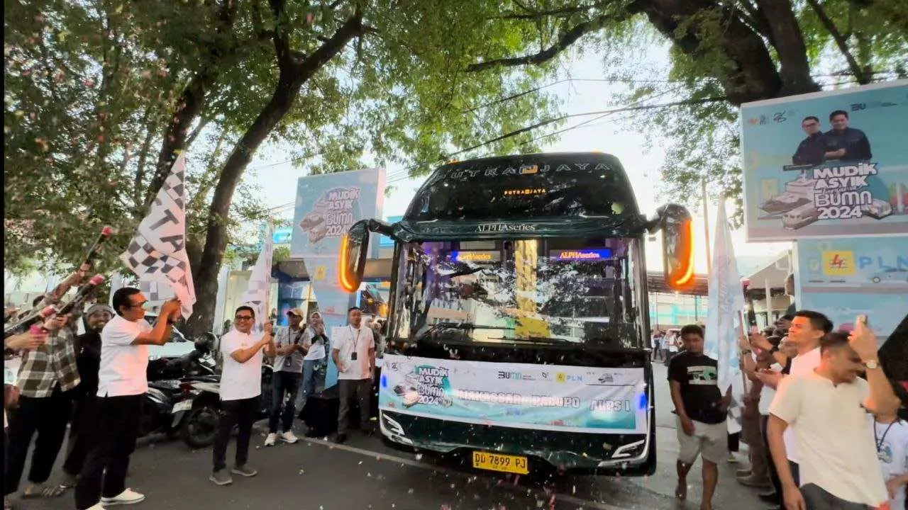 Nikmati Mudik Gratis Aman Nyaman & Efisien, PLN Berangkatkan 1.000 Pemudik dari Makassar